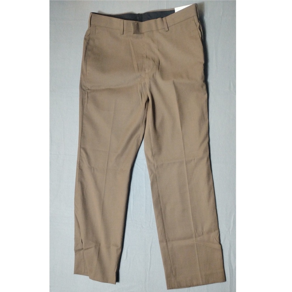 AXIST Slim Fit The City Pant Khaki Men's Size 32W 30L Polyester‎ Rayon Spandex